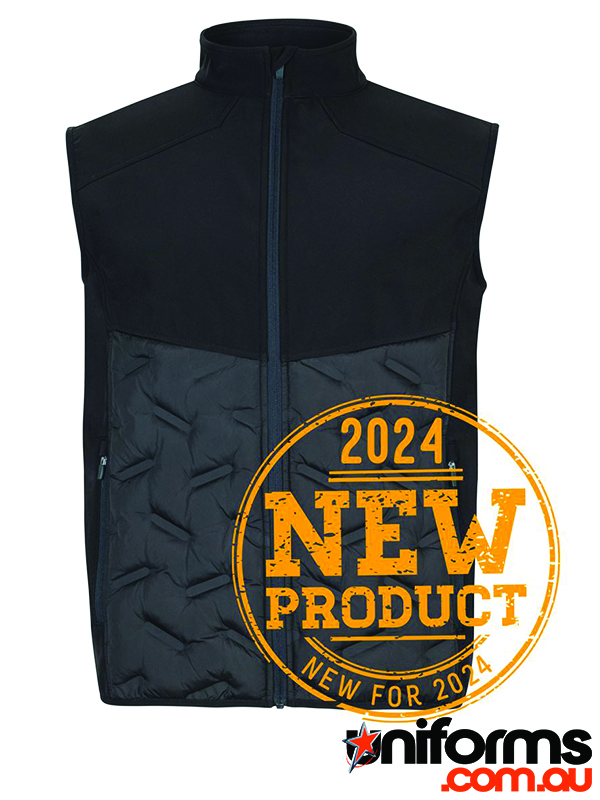 Showcasing the JJB's Podium Hybrid Vest 3LHV in Black.