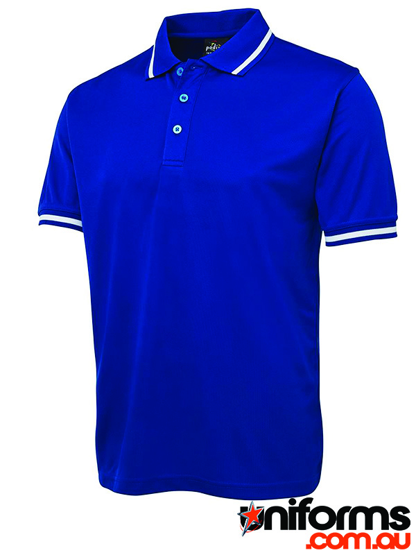 Showcasing the JB's Podium Bold Polo 7BP in Royal.