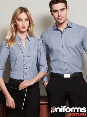 s267ml-Edge Long Sleeve Shirt Uniform Workwear Uniforms